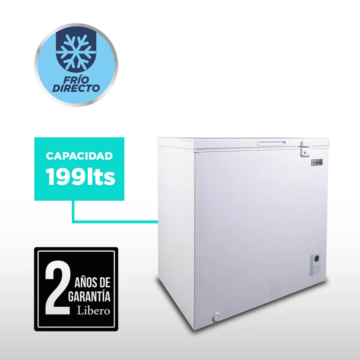 LIBERO - FREEZER HORIZONTAL CONTROL DIGITAL 199 LTS LFH-201EC