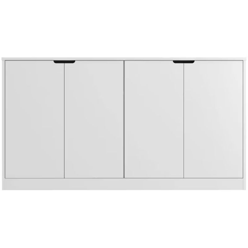 BE DESIGN - BUFFET 4 PUERTAS COMPAQ BLANCA - BE DESIGN - BAR00011