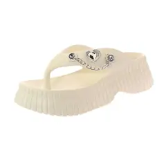 VIA FRANCA - Sandalia Para Mujer Color Blanco