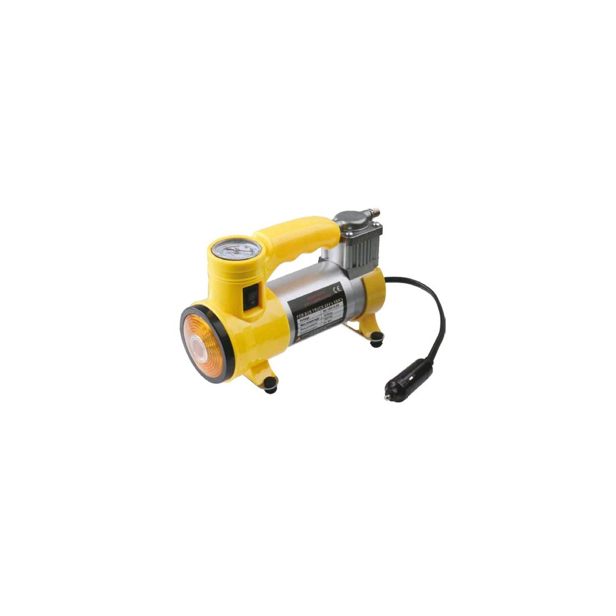 TECNOLAB - Compresor De Aire 150psi De Autos Con Luz Intermitente - SC