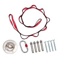 Cinta Daisy Chain Correa Yoga Mosquetón Anclaje