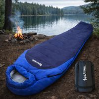 Saco De Dormir Momia Extremo Doble Wild Travel-20°10° 2000g