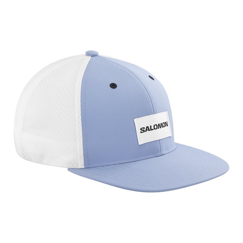 SALOMON - Jockey Trucker Flat Cap Salomon Celeste