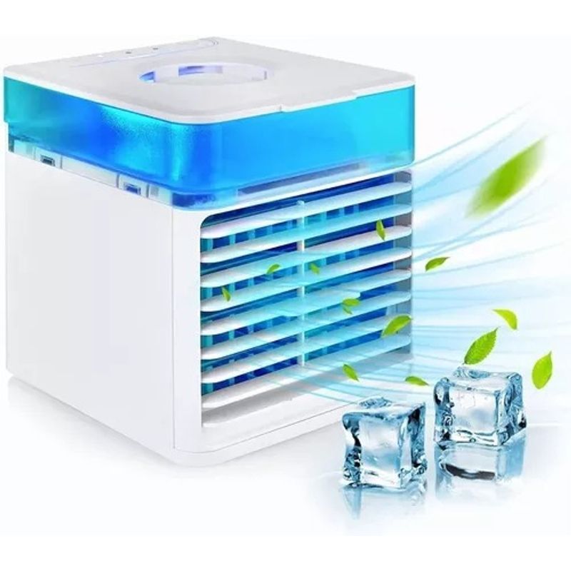 GENERICO - Mini Aire Ventilador Enfriador De Mesa Escritorio Velador USB