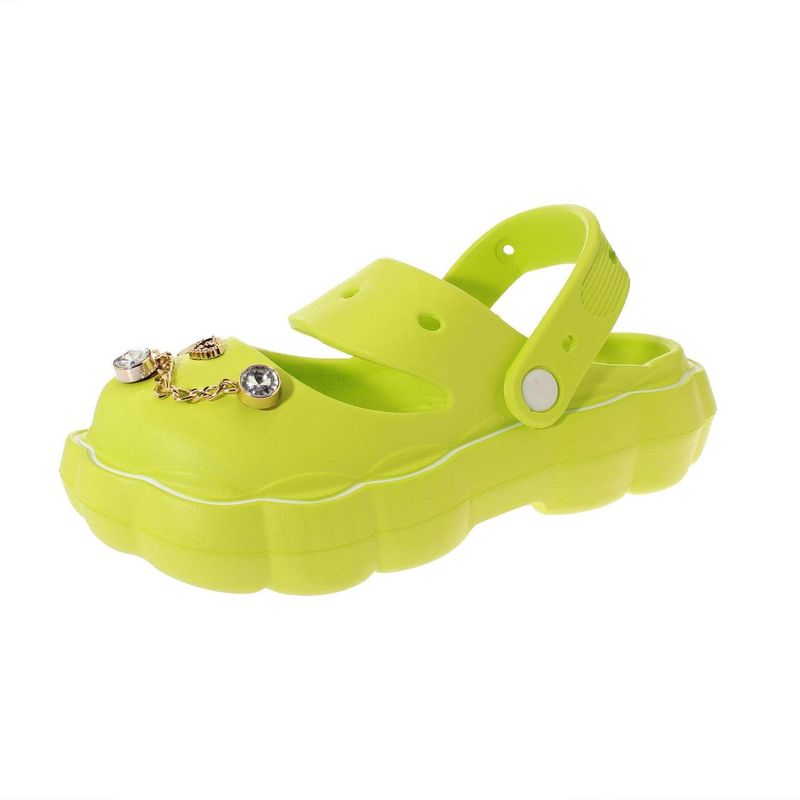 GENERICO - Sandalia Para Mujer Color Verde