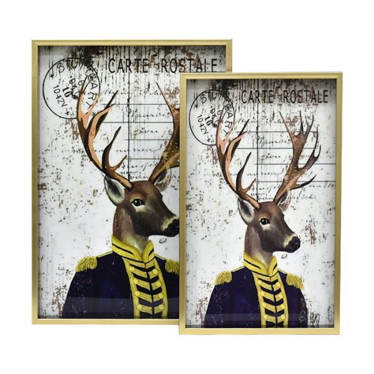 GENERICO - Set Bandejas Deer 2 Piezas