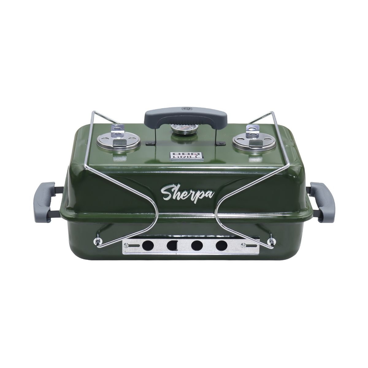 BBQ GRILL - Parrilla BBQ Grill Portátil Carbón Sherpa Verde