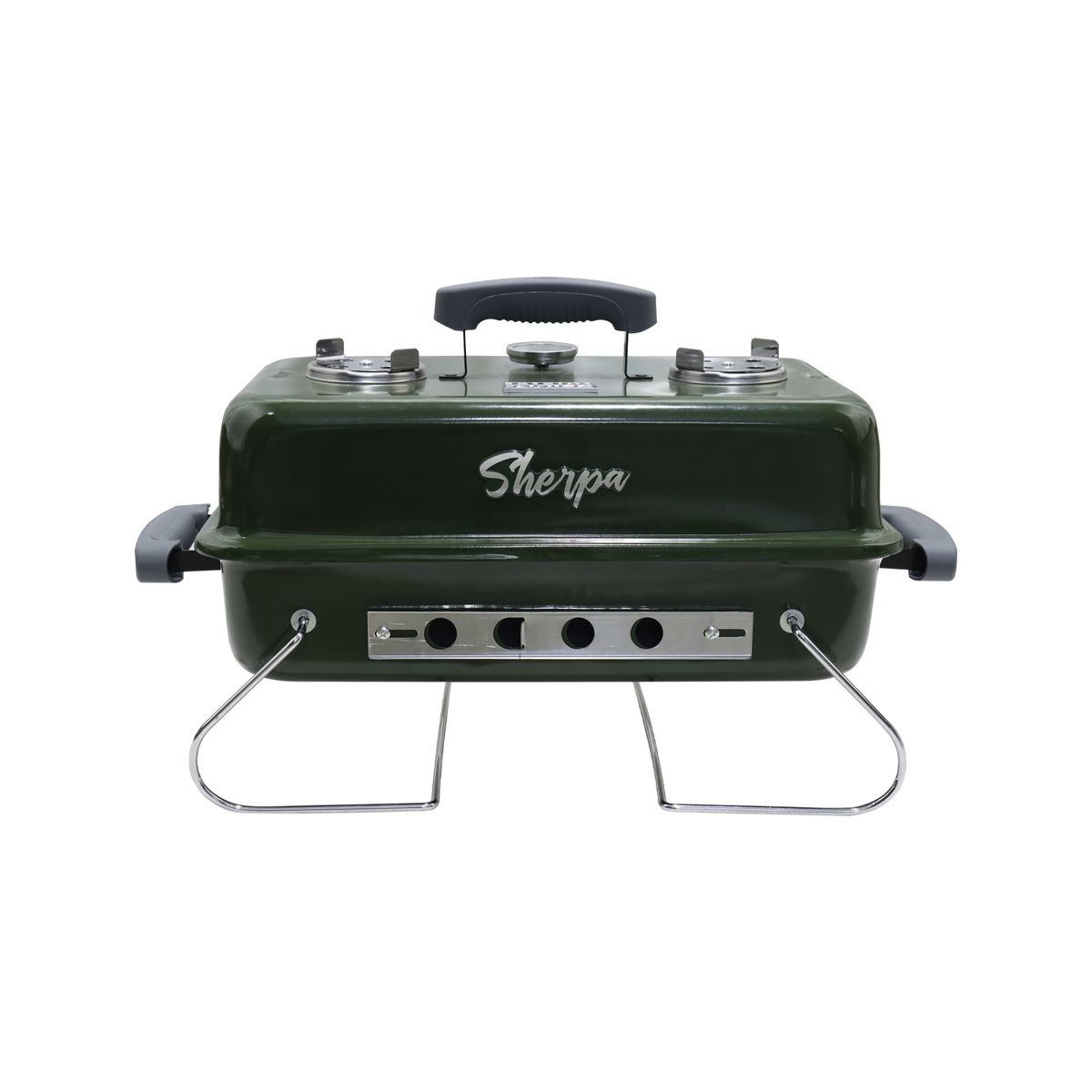 BBQ GRILL - Parrilla BBQ Grill Portátil Carbón Sherpa Verde