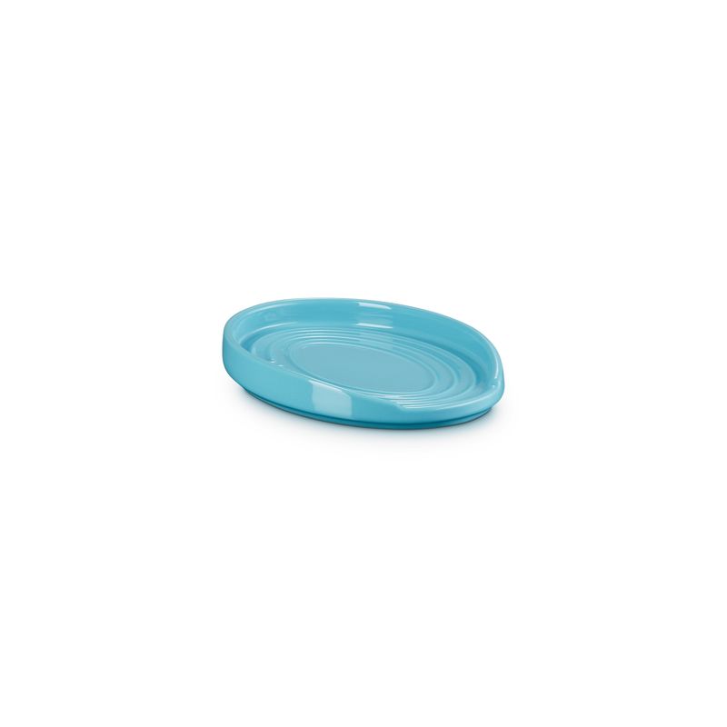 LE CREUSET - Reposa Cuchara Ovalado Azul Caribe