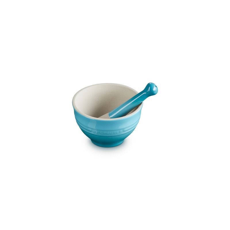 LE CREUSET - Mortero y Pistilo 300ml Azul Caribe V.2