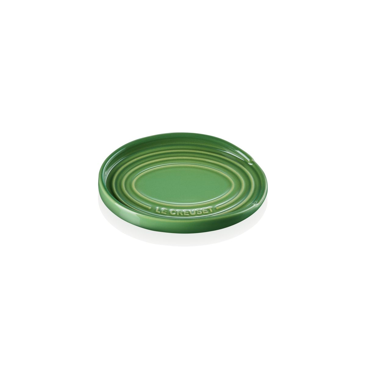 LE CREUSET - Reposa Cuchara Ovalado Verde Bamboo