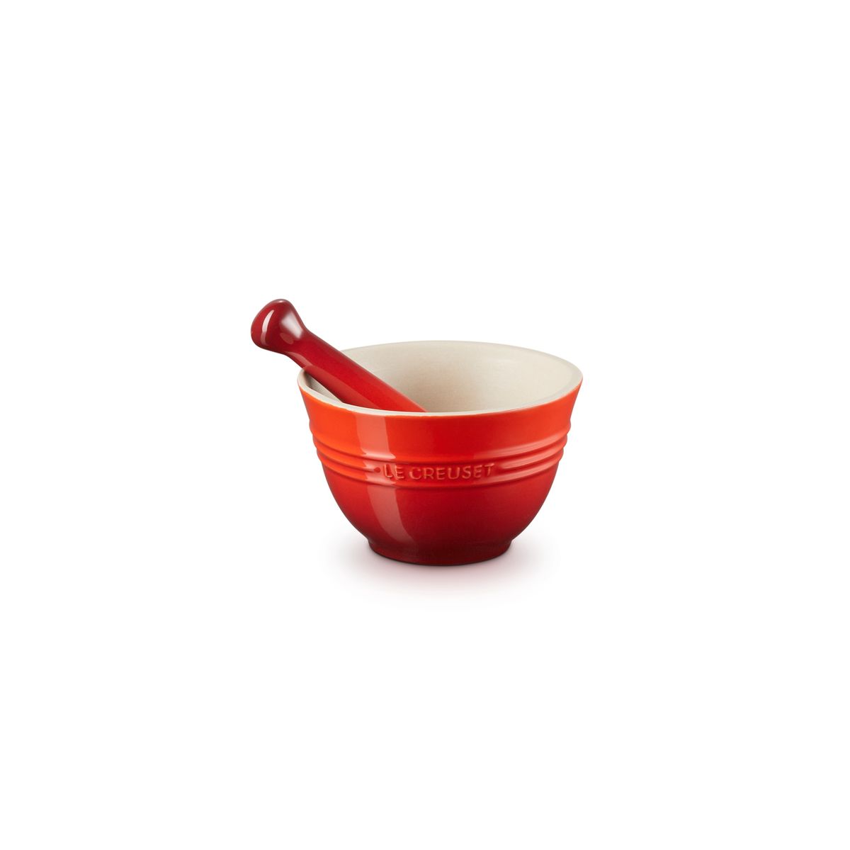 LE CREUSET - Le Creuset Mortero y Pistilo 300ml Cereza V.2 Cerámica