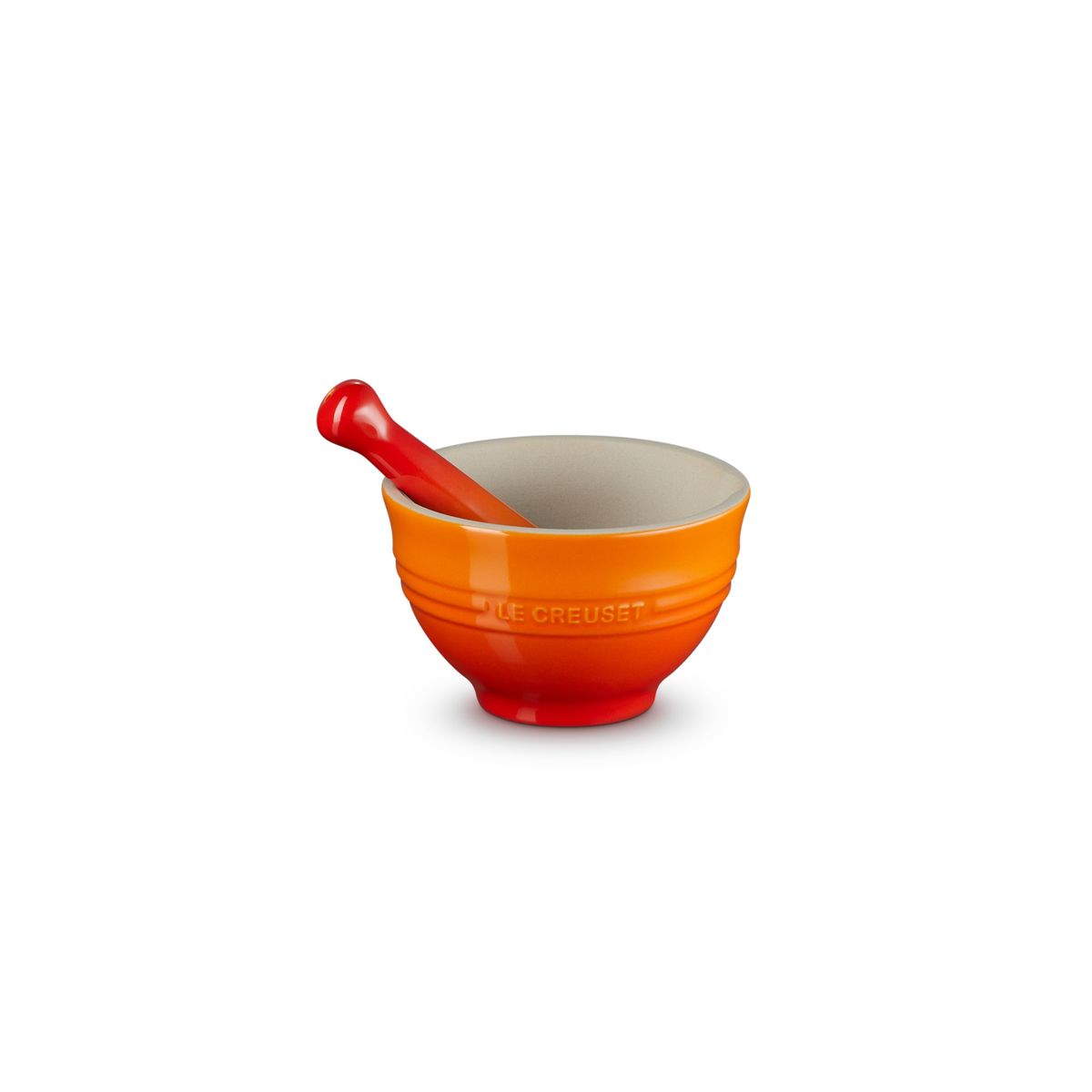LE CREUSET - Le Creuset Mortero y Pistilo 300ml Volcánico V.2 Cerámica