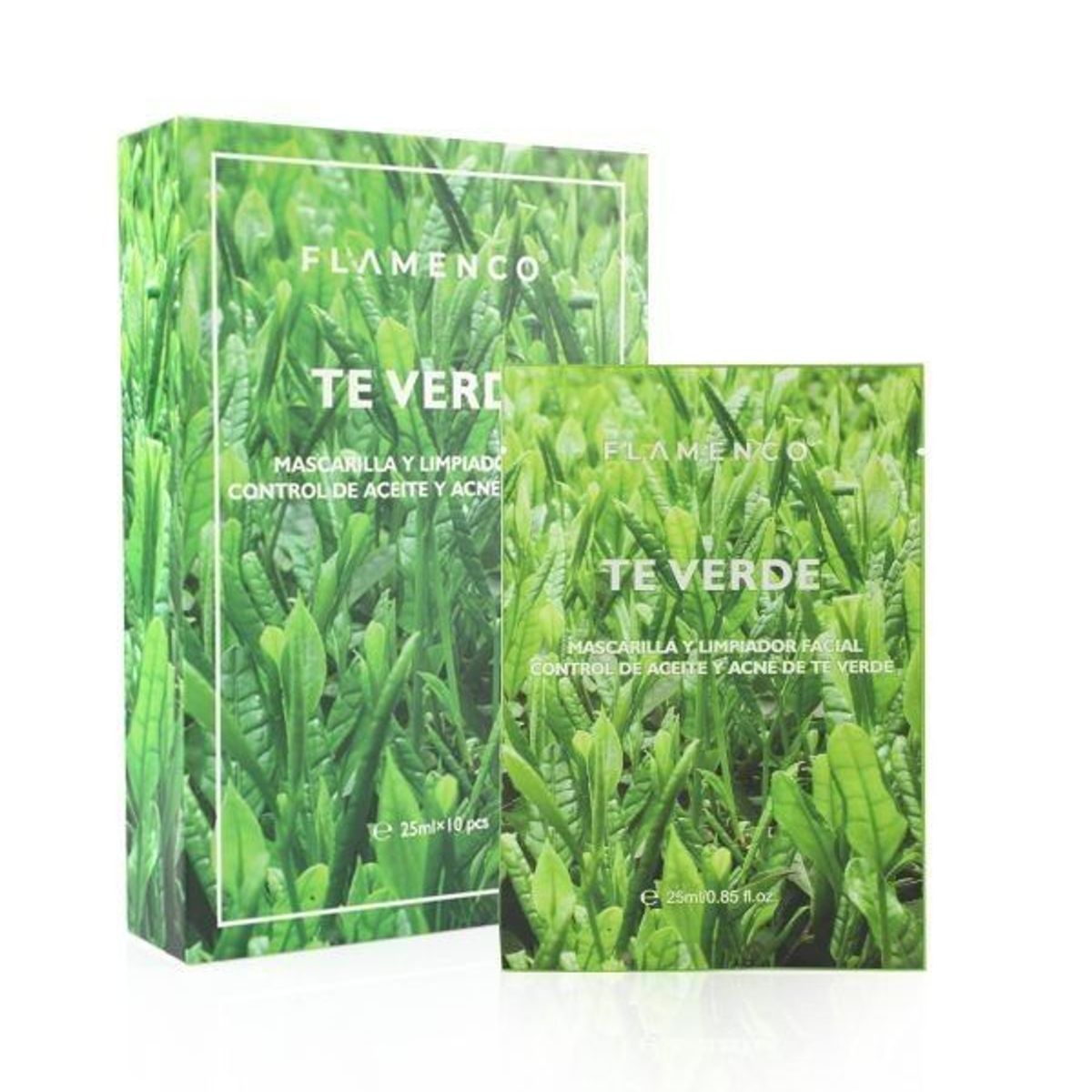 FLAMENCO - Mascarilla Facial De Te Verde.