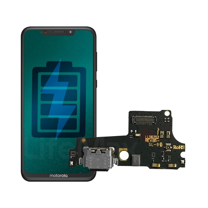 GENERICO - Flex de Carga para Motorola Moto One Conector Tipo C