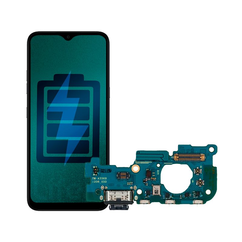 GENERICO - Flex de Carga Compatible con Samsung A33 5G Conector Tipo C