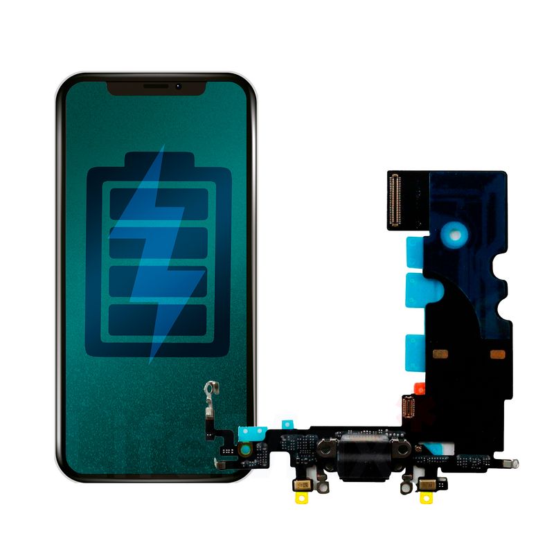 GENERICO - Flex de Carga Compatible con IPhone SE 2020 Lightning