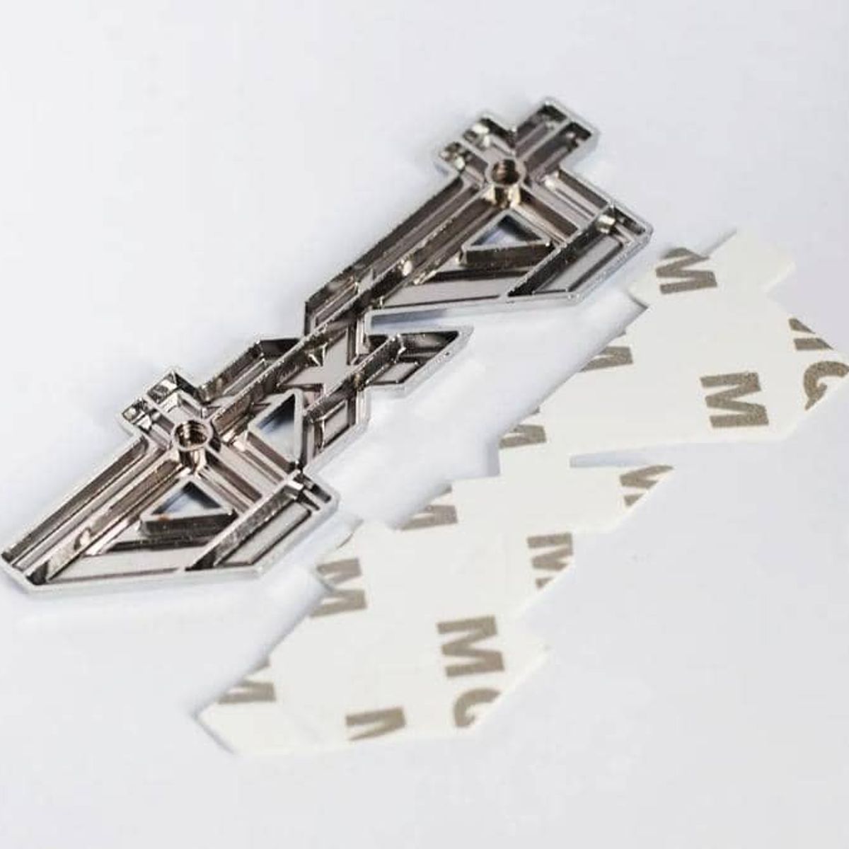 GENERICO - Pegatina emblema Metal 4 x 4 3D auto 11cm x 3.4cm