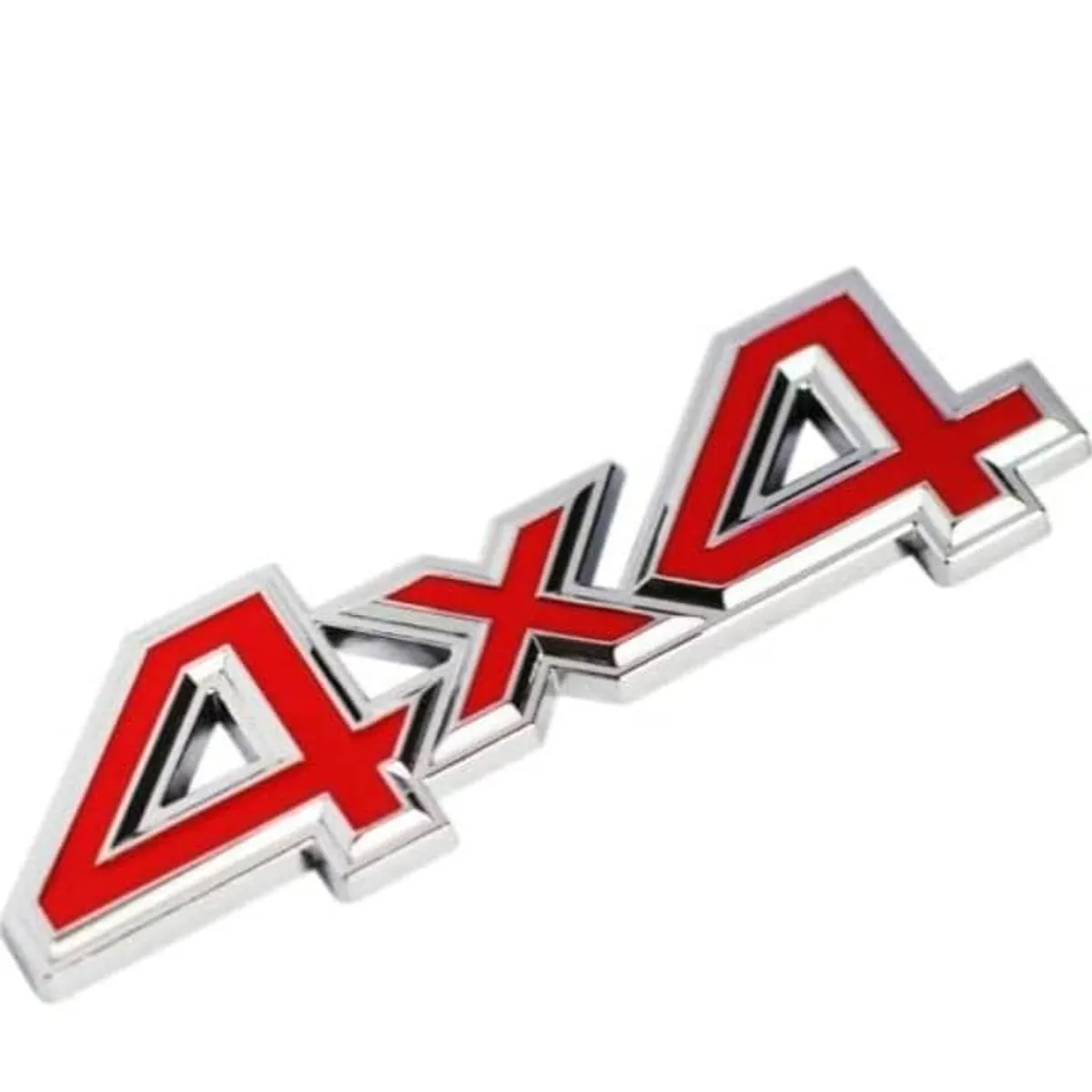 GENERICO - Pegatina emblema Metal 4 x 4 3D auto 11cm x 3.4cm