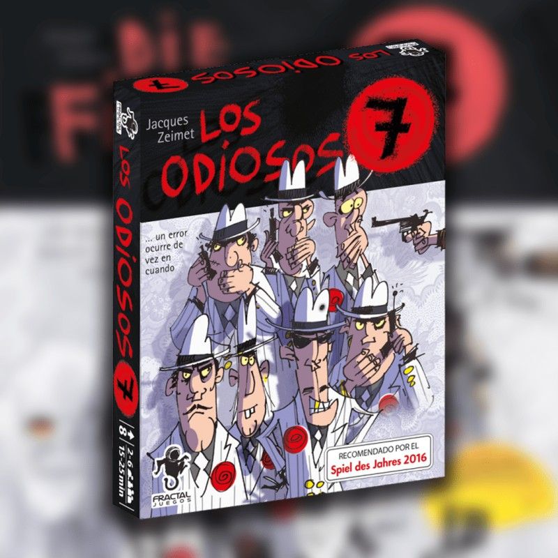 FRACTAL JUEGOS - Juego de Cartas Los odiosos 7