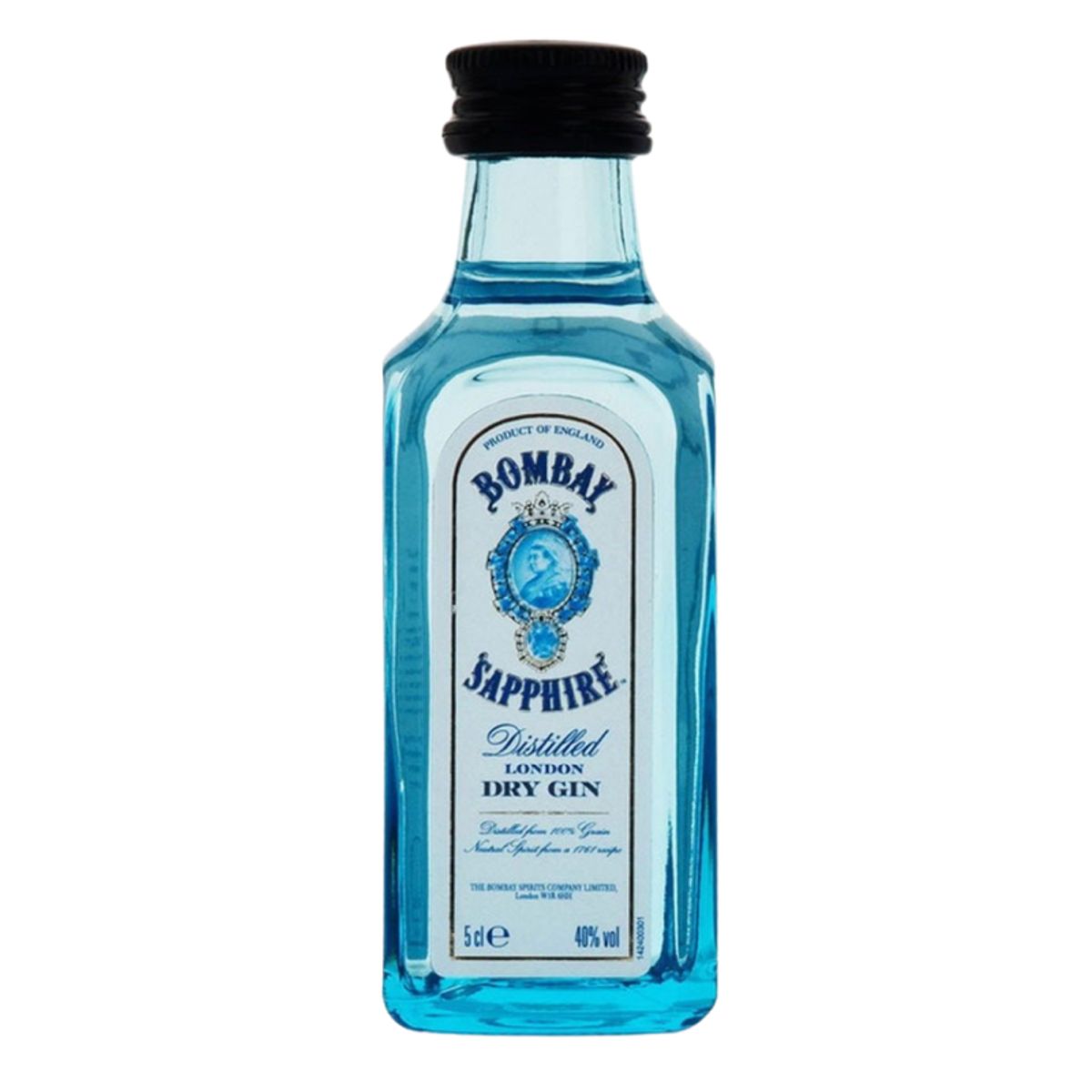 BOMBAY - Miniaturas Gin Bombay Sapphire Vidrio 10 unidades  50ml