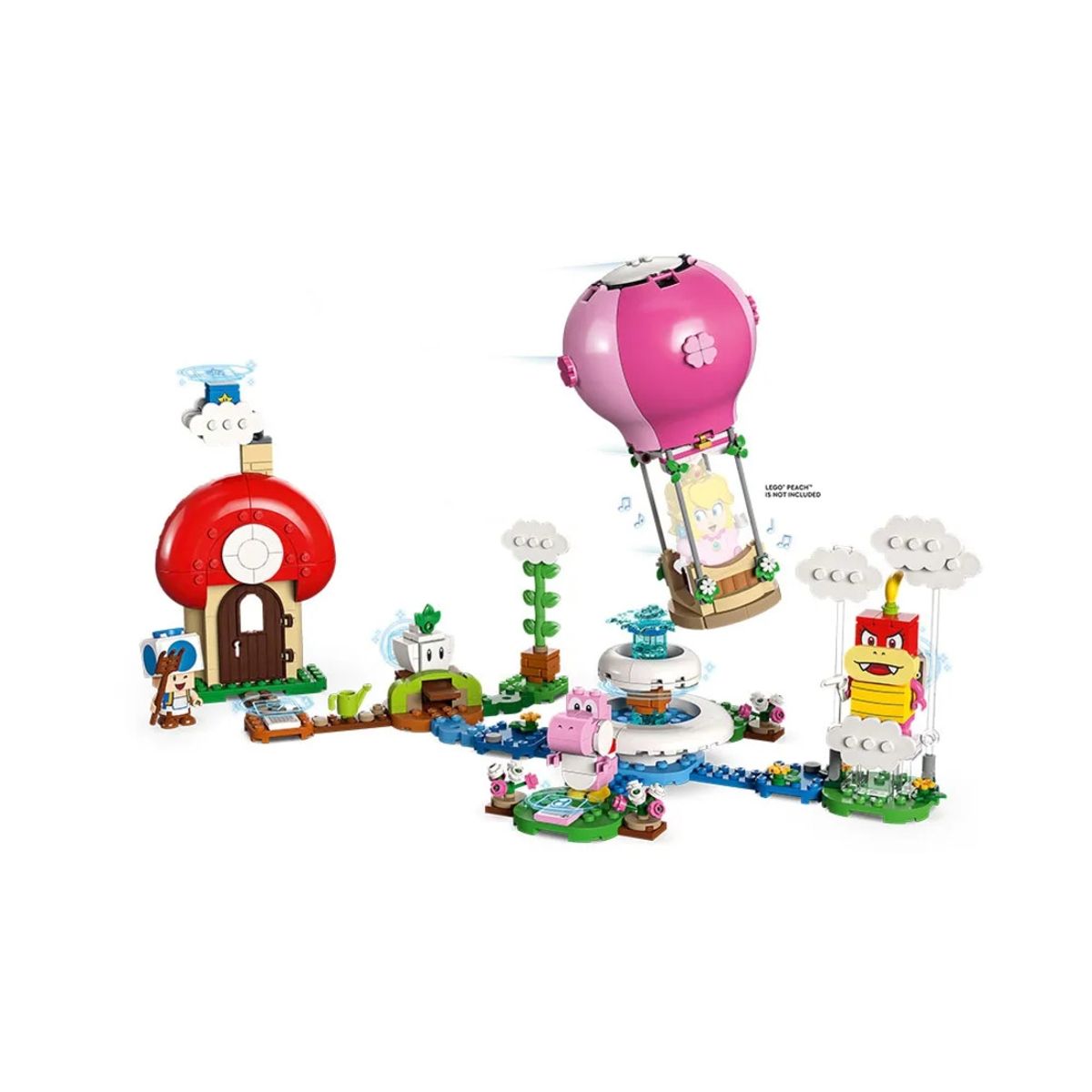 LEGO - LEGO Set de Expansión: Paseo en globo por el jardín de Peach - 71419 LEGO