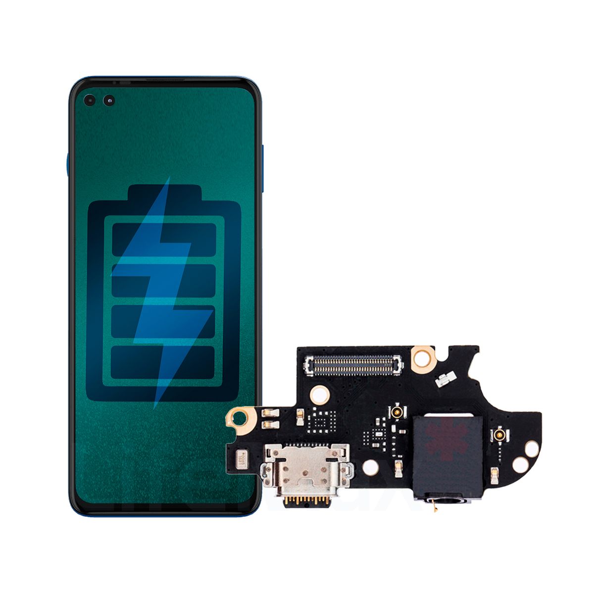 GENERICO - Flex de Carga para Motorola Moto G100 Conector Tipo C