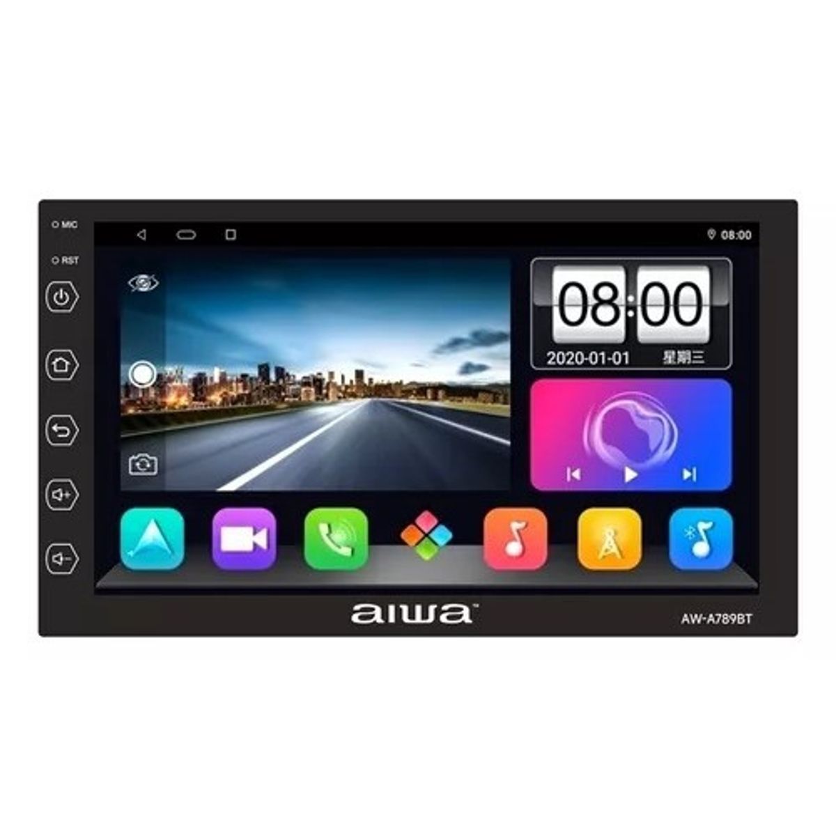 AIWA - Radio Auto 2 Din Android Touch Hd De 7'' Aiwa Aw-a789bt