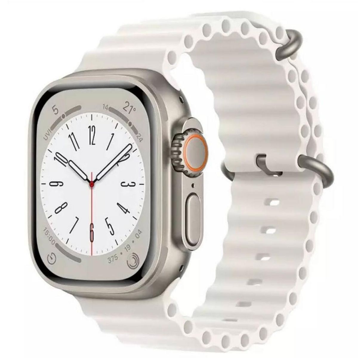 GAOR - Correa Oceánica Para Apple Watch/ Watch Ultra - BLANCA 38-41mm