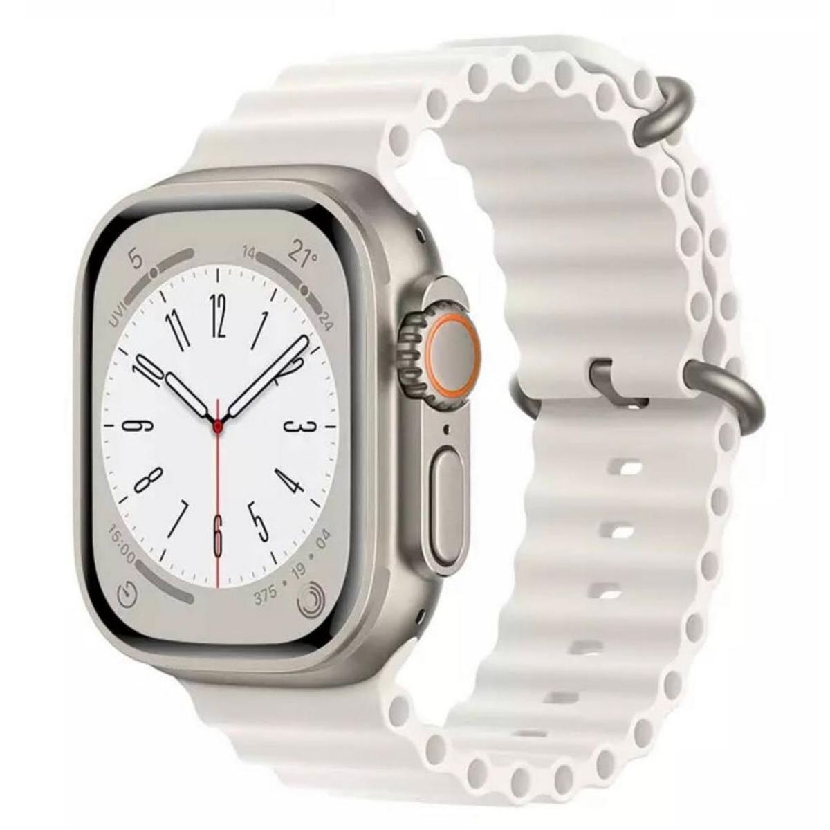 GAOR - Correa Oceánica Para Apple Watch/ Watch Ultra - BLANCA 38-41mm
