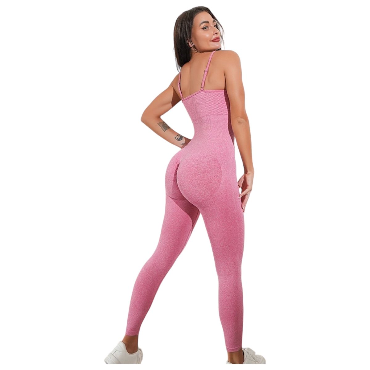 GENERICO - Enterito Largo Push Up Con Control De Abdomen Para Mujer