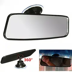 GENERICO - Espejo retrovisor universal con ventosa o sopapo para auto