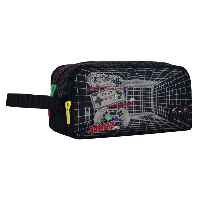 HEAD - Estuche Grande Atos Gamer Circuito Negro Head
