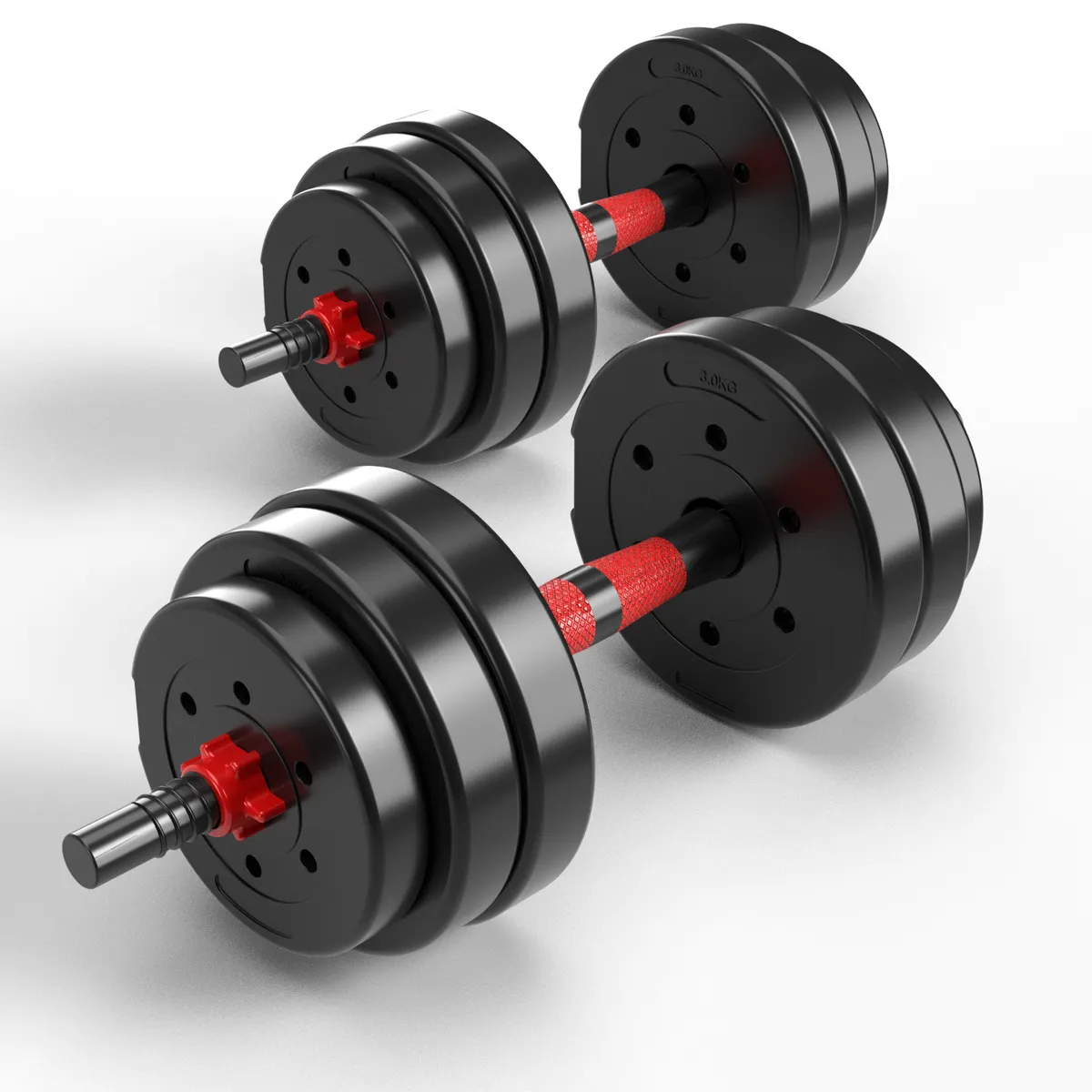 FITMAX - Set Mancuernas Fitmax 40 Kg PVC