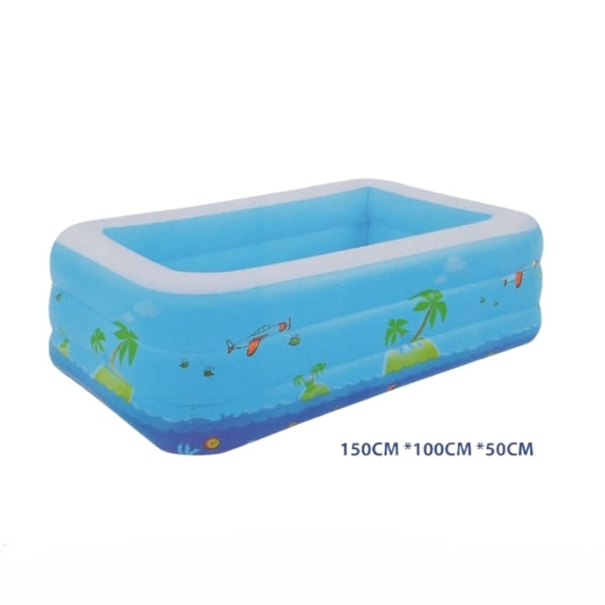 GENERICO - PISCINA RECTANGULAR INFABLE 150X100X50 CM