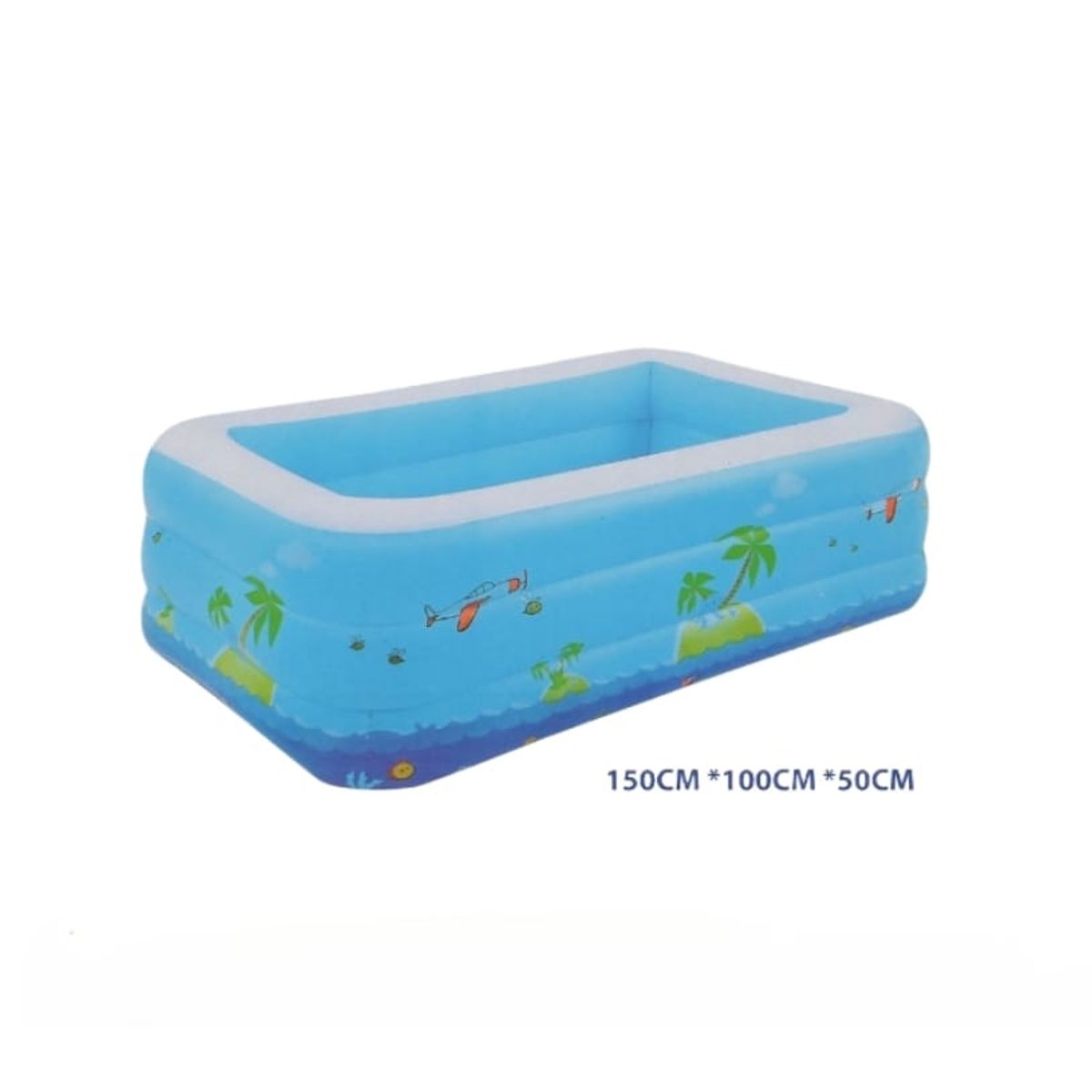 GENERICO - PISCINA RECTANGULAR INFABLE 150X100X50 CM