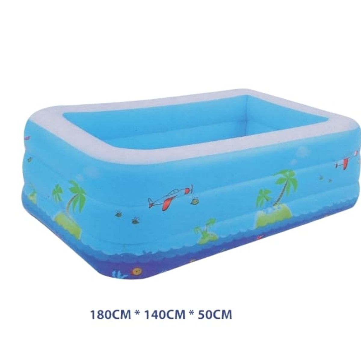 GENERICO - PISCINA RECTANGULAR INFABLE 180X140X50 CM