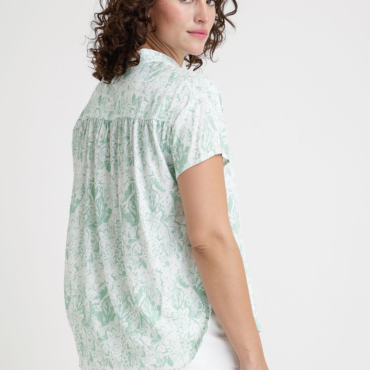 CANADIENNE - Blusa De Mujer Modelo Simos Color Verde Claro Canadienne