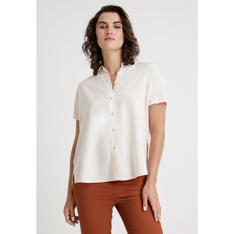 CANADIENNE - Blusa De Mujer Modelo Simos Color Natural Canadienne