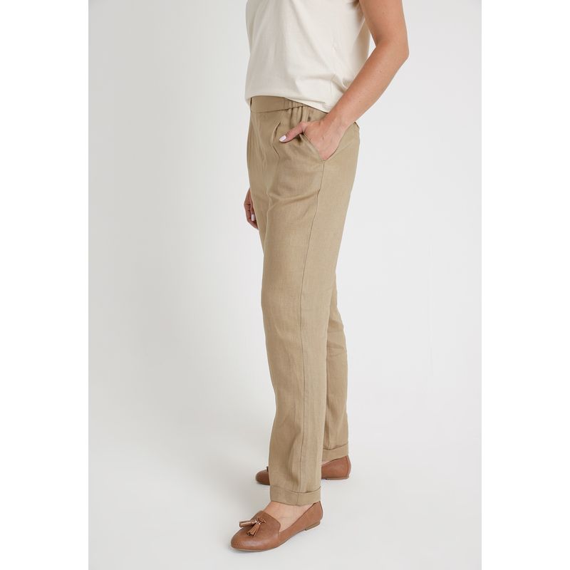 CANADIENNE - Pantalón De Mujer Modelo Clara Color Taupe Canadienne