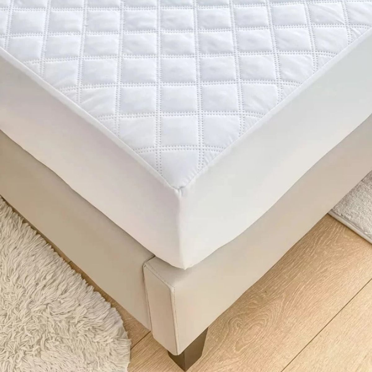 MANDIRHOME - Cubre Colchón Impermeable 2p + 2 Funda de Almohada