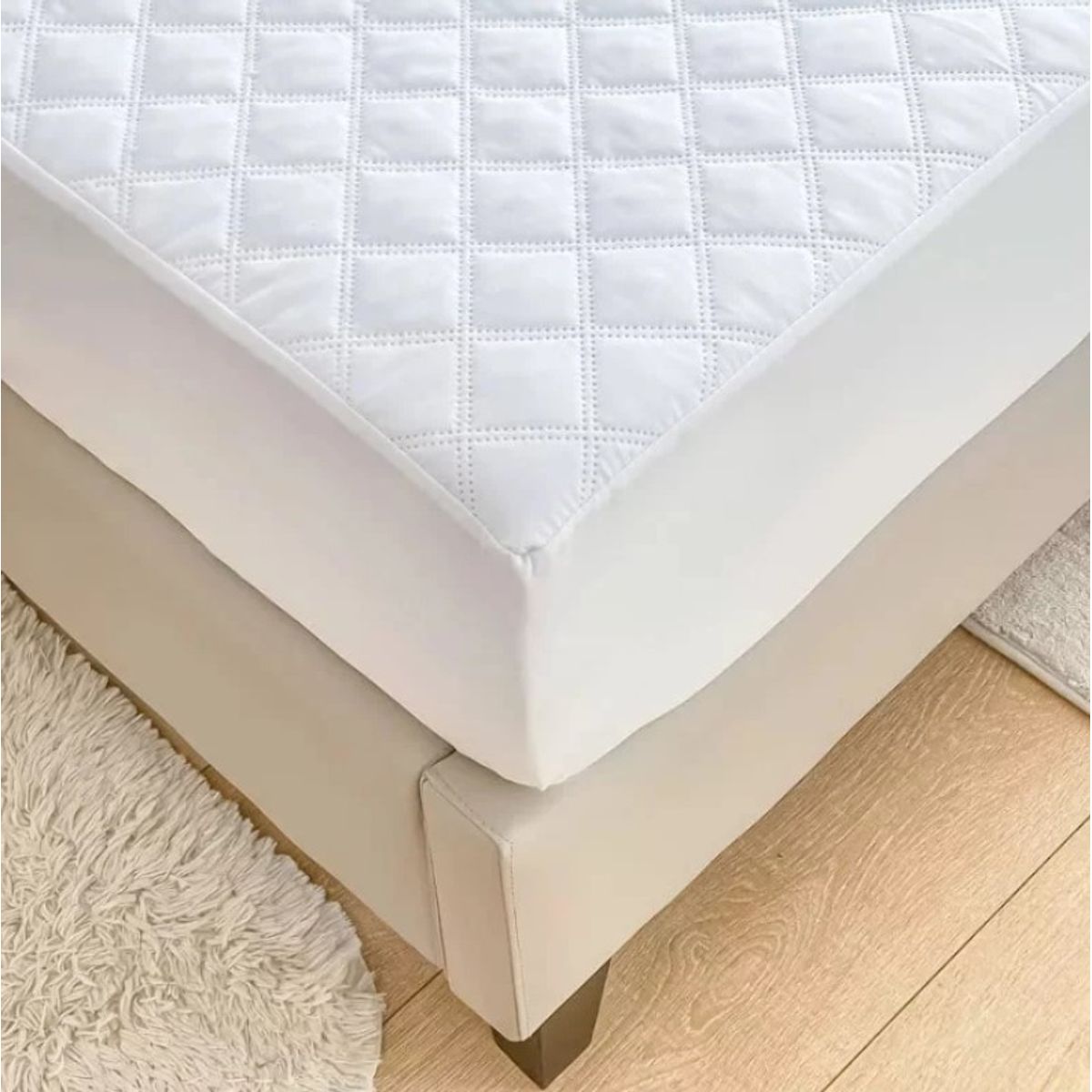 MANDIRHOME - Cubre Colchón Impermeable 2p + 2 Funda de Almohada