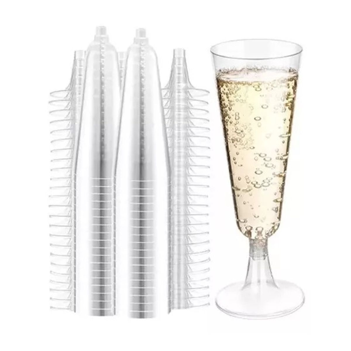 PASTELERIUSCL - 40 Copas De Champagne Copa Acrilico Copas Champaña copas acrílica  champagne 5oz/162ml PASTELERIUSCL