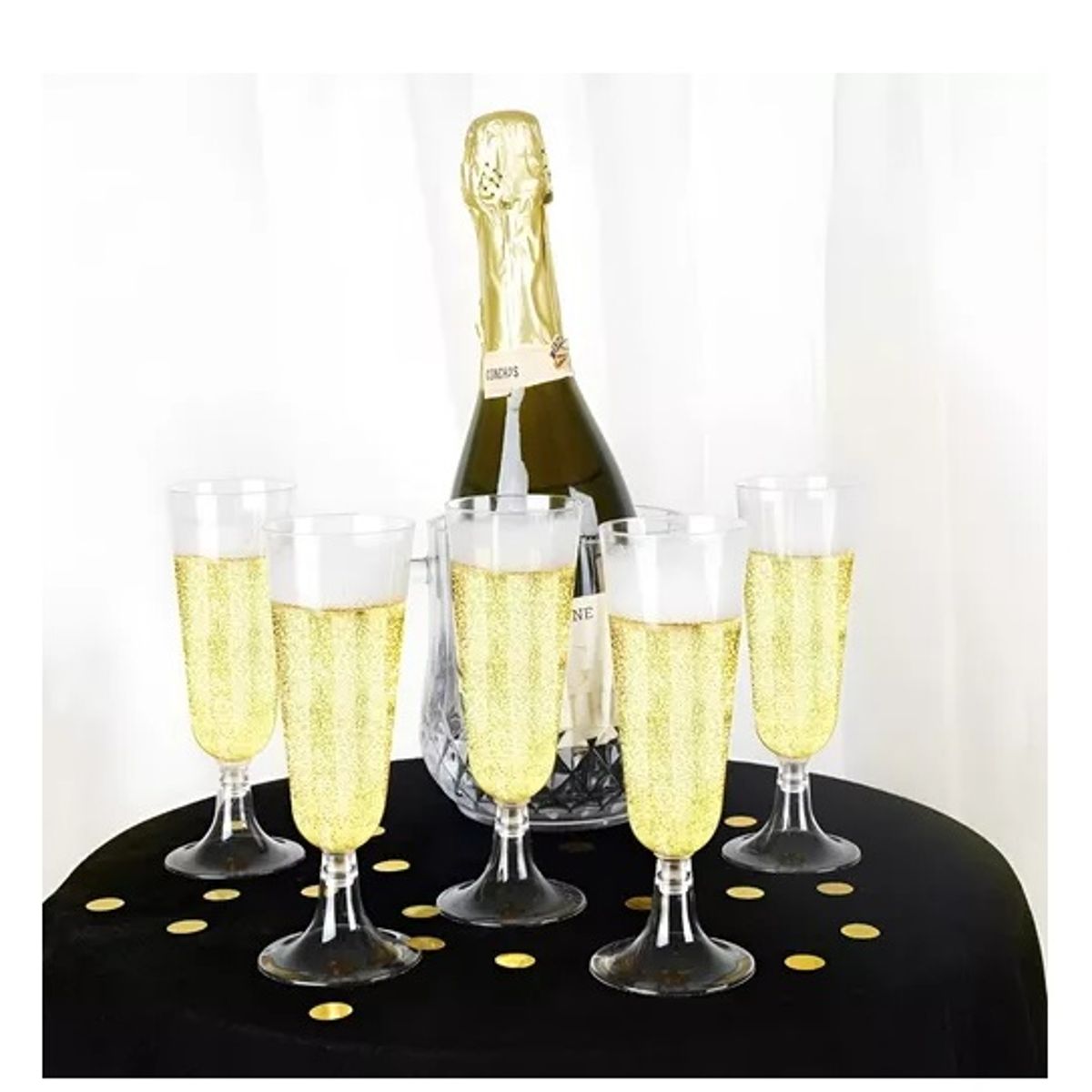 PASTELERIUSCL - 40 Copas De Champagne Copa Acrilico Copas Champaña copas acrílica  champagne 5oz/162ml PASTELERIUSCL