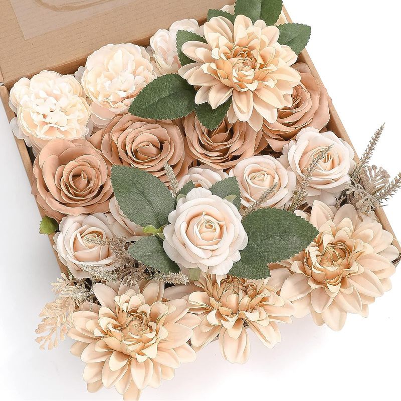 WELDMON - Arreglo macetero con flores artificialespara bodasfiestas