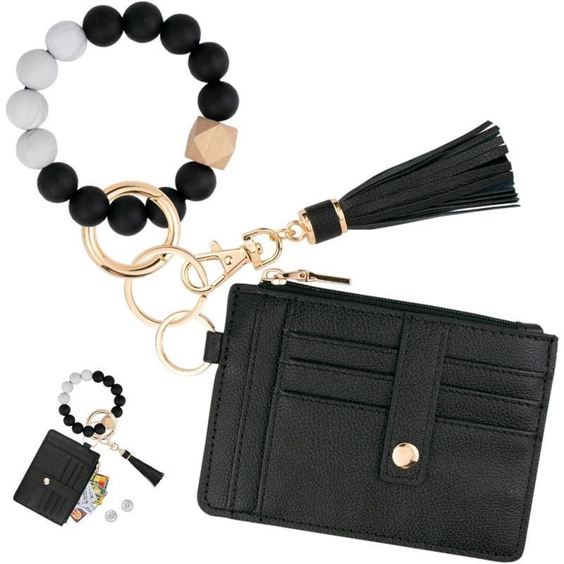 WELDMON - billetera mujerCartera llavero pulsera para mujer