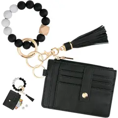 WELDMON - Billetera mujerCartera llavero pulsera para mujer