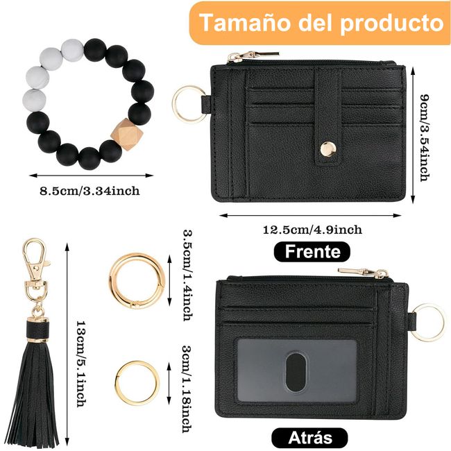 WELDMON - billetera mujerCartera llavero pulsera para mujer