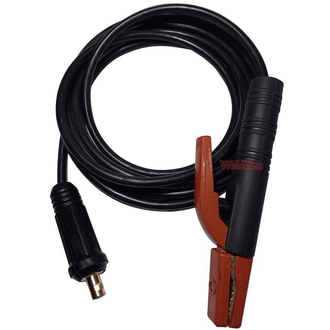 GENERICO - Porta Electrodo 5 Mts Cable Flexible Para Soldar  Macho 35-50