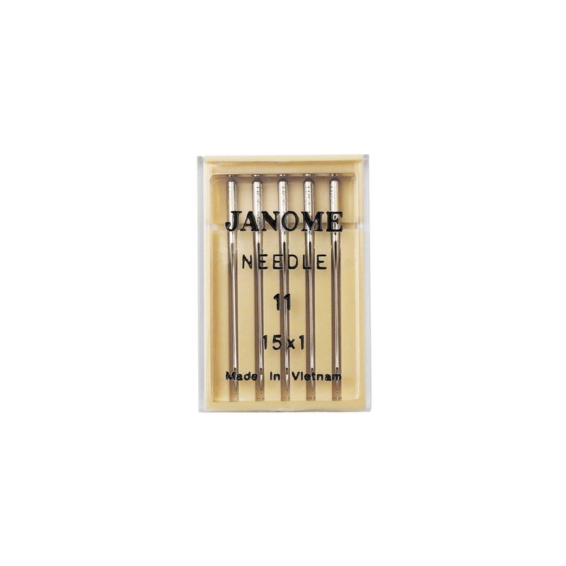 JANOME - Set de 10 cajas de agujas normal N°11 para máquinas de coser